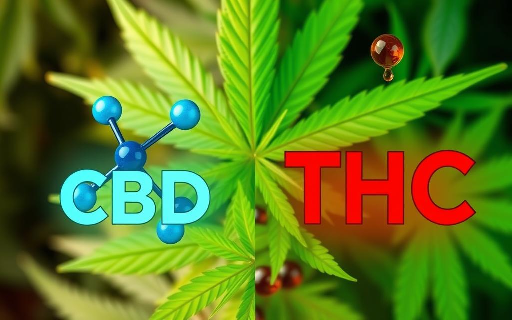 CBD and THC comparison